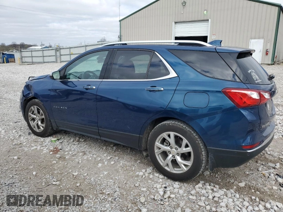 2021 Chevrolet Equinox Premier z VIN 2GNAXNEV2M6139438, wystawiony jako Copart lot #51106015 z przebiegiem 109 549 mil mil oraz Szkoda całkowita • Salvage title. Historia ofert i sprzedaży dostępna na DreamBid. Obrazek 2.
