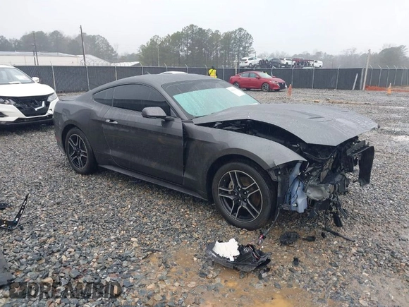 2020 Ford Mustang EcoBoost with VIN 1FA6P8TH6L5147913, listed as a IAAI auction lot 41427938 with 83,155 mi miles. Bid and sale history available at carsss.com. Image 1.