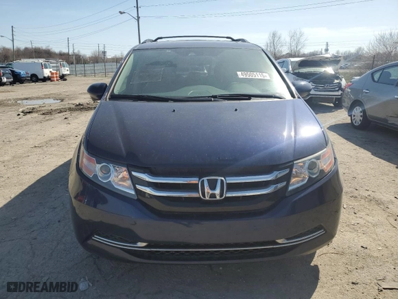 2015 Honda Odyssey EX-L with VIN 5FNRL5H61FB123434, listed as a Copart auction lot 49505115 with 151,739 mi miles and Salvage Title. Bid and sale history available at carsss.com. Image 5.