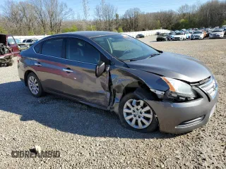 2015 Nissan Sentra S with VIN 3N1AB7AP1FY291502, listed as a Copart auction lot 49325495 with 168,430 mi miles and Clean Title. Bid and sale history available at carsss.com. Image 4.
