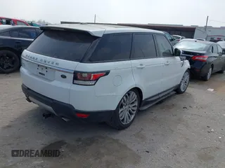 2014 Land Rover Range Rover Sport HSE with VIN SALWR2WF8EA362000, listed as a IAAI auction lot 41787456 with 133,512 mi miles. Bid and sale history available at carsss.com. Image 4.