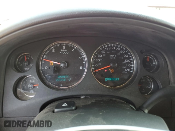 2007 Chevrolet Tahoe LTZ with VIN 1GNFK13007J153690, listed as a Copart auction lot 60614905 with 221,910 mi miles and Salvage title. Bid and sale history available at DreamBid. Image 9.