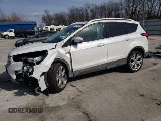 2019 Ford Escape Titanium with VIN 1FMCU9J94KUC03970, listed as a Copart auction lot 47256135 with 33,744 mi miles and Salvage Title. Bid and sale history available at carsss.com. Image 1.
