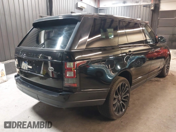 2017 Land Rover Range Rover with VIN SALGS5FE9HA343249, listed as a IAAI auction lot 41828486 with 66,695 mi miles and . Bid and sale history available at DreamBid. Image 4.