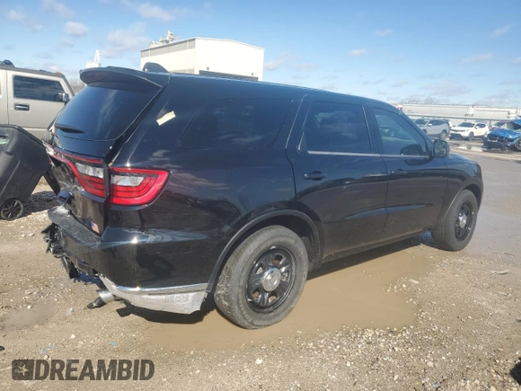 2022 Dodge Durango Pursuit with VIN 1C4SDJFT8NC192407, listed as a Copart auction lot 44064085 with 17,807 mi miles and Salvage title. Bid and sale history available at DreamBid. Image 3.
