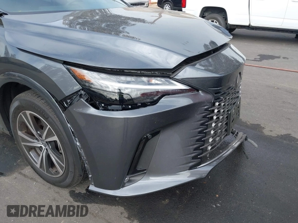 2024 Lexus RX 350 with VIN 2T2BAMBA1RC034871, listed as a IAAI auction lot 40959236 with 8,218 mi miles and . Bid and sale history available at DreamBid. Image 17.