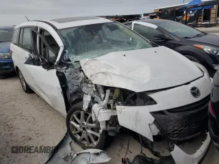 2015 Mazda Mazda5 Grand Touring with VIN JM1CW2DL0F0188961, listed as a Copart auction lot 76677044 with 0 mi miles and Salvage Title. Bid and sale history available at carsss.com. Image 4.