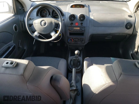 2008 Chevrolet Aveo LS with VIN KL1TD66658B048780, listed as a Copart auction lot 88987715 with 51 mi miles and Salvage Title. Bid and sale history available at DreamBid. Image 8.