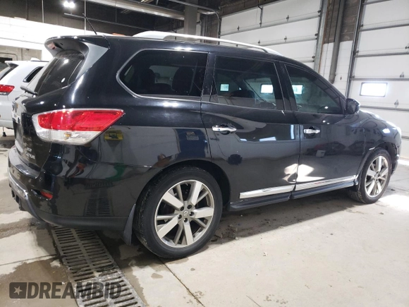 2015 Nissan Pathfinder S with VIN 5N1AR2MMXFC681953, listed as a Copart auction lot 80272294 with 103,942 mi miles and Salvage title. Bid and sale history available at DreamBid. Image 3.