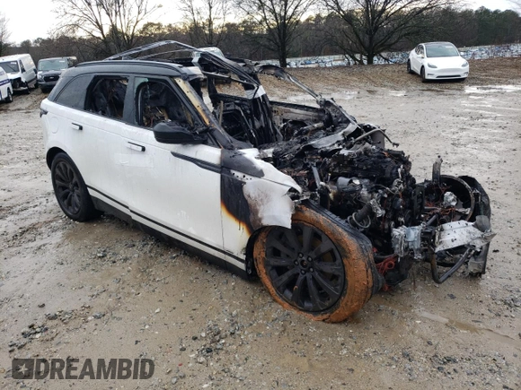 2019 Land Rover Range Rover Velar with VIN SALYL2EX7KA213674, listed as a Copart auction lot 43182815 with Not Provided miles and Non Repairable. Bid and sale history available at DreamBid. Image 4.