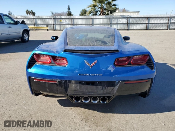 2014 Chevrolet Corvette 2LT with VIN 1G1YD2D78E5130055, listed as a Copart auction lot 88337585 with 18,191 mi miles and Salvage title. Bid and sale history available at DreamBid. Image 6.