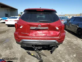 2018 Nissan Pathfinder SL with VIN 5N1DR2MM5JC665004, listed as a Copart auction lot 48558805 with 86,758 mi miles and Salvage Title. Bid and sale history available at carsss.com. Image 6.