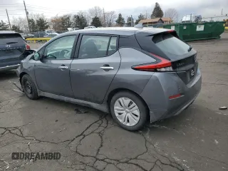 2025 Nissan LEAF S with VIN 1N4AZ1BV1SC564983, listed as a Copart auction lot 45668465 with 1,253 mi miles and Salvage Title. Bid and sale history available at carsss.com. Image 2.