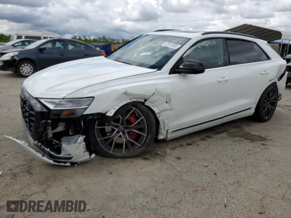2023 Audi SQ8 Premium Plus z VIN WA1AWBF12PD004868, wystawiony jako Copart lot #47073593 z przebiegiem 4272 mil mil oraz . Historia ofert i sprzedaży dostępna na DreamBid. Obrazek 1.