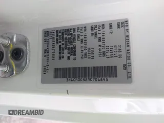 2021 Nissan NV200 S z VIN 3N6CM0KN2MK706845, wystawiony jako IAAI lot #41765738 z przebiegiem 46 909 mil mil oraz . Historia ofert i sprzedaży dostępna na DreamBid. Obrazek 9.