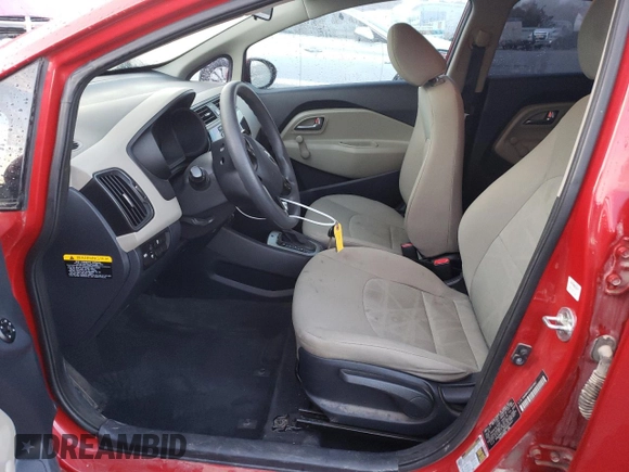 2017 Kia Rio LX with VIN KNADM4A38H6049667, listed as a Copart auction lot 80055054 with 77,445 mi miles and Clean Title. Bid and sale history available at carsss.com. Image 7.