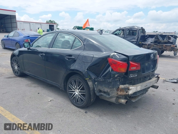 2008 Lexus IS 250 with VIN JTHCK262082019982, listed as a IAAI auction lot 42362391 with 202,105 mi miles and . Bid and sale history available at DreamBid. Image 3.