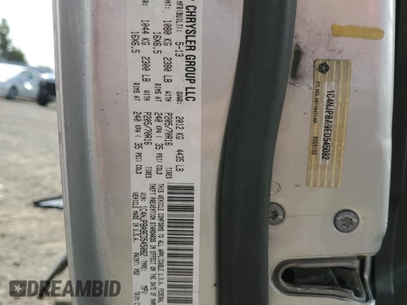 2014 Jeep Patriot Sport с VIN 1C4NJPBA9ED545082, выставлен на аукционе Copart как лот 56802345 с пробегом Не указан миль и Списание • Salvage title. История ставок и продаж доступна на DreamBid. Изображение 13.