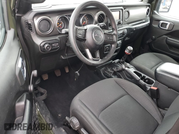 2021 Jeep Wrangler Sport with VIN 1C4GJXAG3MW737454, listed as a Copart auction lot 50967585 with 29,330 mi miles and Salvage Title. Bid and sale history available at DreamBid. Image 8.