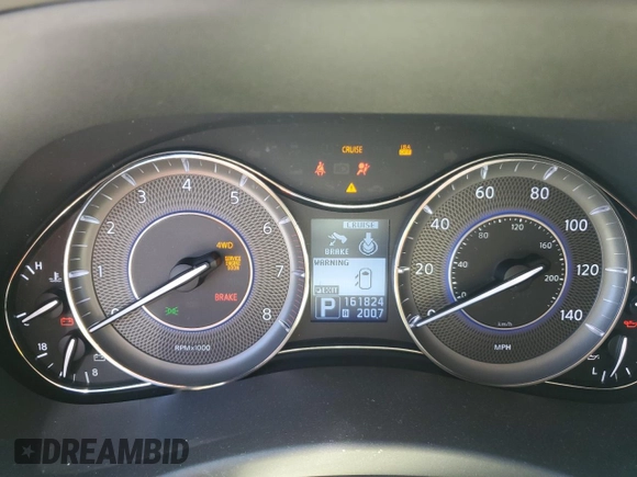 2012 Infiniti QX56 7-passenger with VIN JN8AZ2NE5C9017052, listed as a Copart auction lot 48788315 with 161,824 mi miles and Salvage Title. Bid and sale history available at carsss.com. Image 9.
