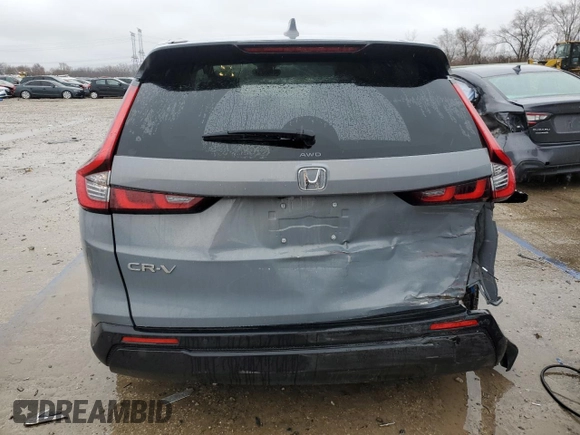 2024 Honda CR-V EX-L with VIN 7FARS4H76RE000467, listed as a Copart auction lot 47762815 with 27,274 mi miles and Salvage Title. Bid and sale history available at carsss.com. Image 6.