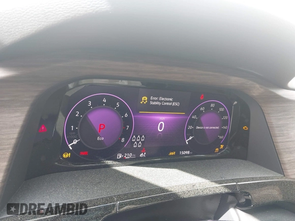 2024 Volkswagen Atlas SEL Premium R-Line with VIN 1V2FR2CA2RC617765, listed as a IAAI auction lot 41990546 with 15,098 mi miles and . Bid and sale history available at DreamBid. Image 7.