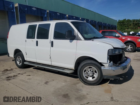 2022 Chevrolet Express Cargo with VIN 1GCWGAFP4N1140862, listed as a Copart auction lot 56500355 with 73,809 mi miles and Salvage title. Bid and sale history available at DreamBid. Image 4.