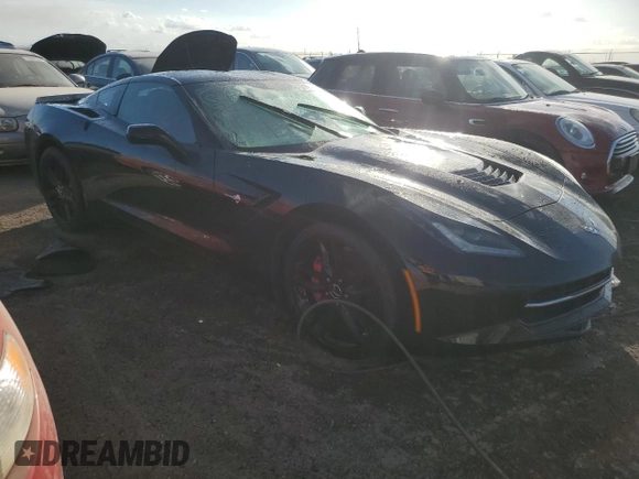 2015 Chevrolet Corvette 2LT with VIN 1G1YC2D7XF5100754, listed as a Copart auction lot 78390194 with 0 mi miles and Non Repairable. Bid and sale history available at carsss.com. Image 4.