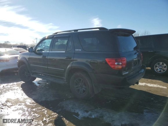 2004 Toyota Sequoia Limited with VIN 5TDZT38A74S236628, listed as a Copart auction lot 89328055 with 160,995 mi miles and Salvage Title. Bid and sale history available at carsss.com. Image 2.