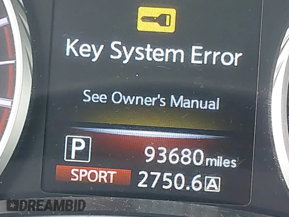 2017 Infiniti Q60 Red Sport 400 with VIN JN1FV7EK8HM610878, listed as a IAAI auction lot 41912063 with 93,680 mi miles and . Bid and sale history available at carsss.com. Image 15.