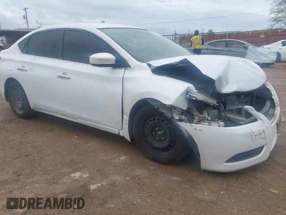 2015 Nissan Sentra SV with VIN 3N1AB7AP7FY267219, listed as a IAAI auction lot 41857961 with 115,536 mi miles. Bid and sale history available at carsss.com. Image 1.