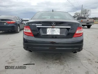 2009 Mercedes-Benz C 300 Sport with VIN WDDGF54X19F227442, listed as a Copart auction lot 49598625 with 55,527 mi miles and Salvage Title. Bid and sale history available at DreamBid. Image 6.