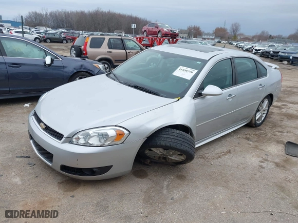 2016 Chevrolet Impala Limited LTZ with VIN 2G1WC5E33G1137605, listed as a IAAI auction lot 41898296 with NaN miles. Bid and sale history available at carsss.com. Image 17.
