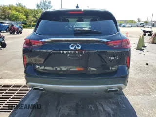 2021 Infiniti QX50 Essential с VIN 3PCAJ5CB3MF104596, выставлен на аукционе Copart как лот 56932595 с пробегом 39 058 миль миль и На запчасти • Non repairable. История ставок и продаж доступна на DreamBid. Изображение 6.