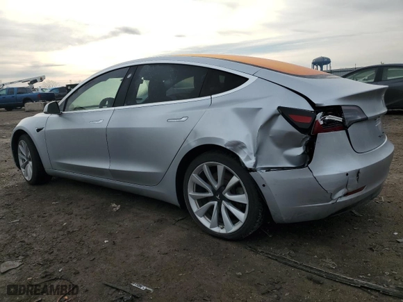 2018 Tesla Model 3 Long Range Battery with VIN 5YJ3E1EA3JF048326, listed as a Copart auction lot 42511275 with 130,965 mi miles and Salvage Title. Bid and sale history available at carsss.com. Image 2.