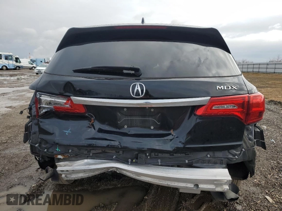 2020 Acura MDX w/Technology Pkg with VIN 5J8YD3H53LL006243, listed as a Copart auction lot 42594845 with 0 mi miles and Salvage Title. Bid and sale history available at carsss.com. Image 6.