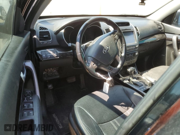 2014 Kia Sorento SX with VIN 5XYKWDA73EG540731, listed as a Copart auction lot 52941455 with 155,587 mi miles and Salvage title. Bid and sale history available at DreamBid. Image 8.