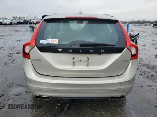 2017 Volvo V60 Premier with VIN YV140MEK4H1373383, listed as a Copart auction lot 44447914 with 47,273 mi miles. Bid and sale history available at carsss.com. Image 6.