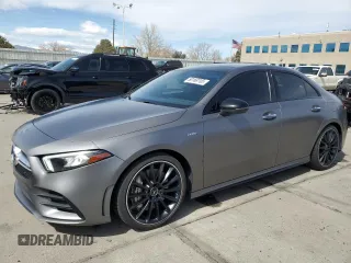 2020 Mercedes-Benz A 35 AMG z VIN W1K3G5BB1LJ233443, wystawiony jako Copart lot #50168705 z przebiegiem 57 564 mil mil oraz Tytuł czysty. Historia ofert i sprzedaży dostępna na DreamBid. Obrazek 1.