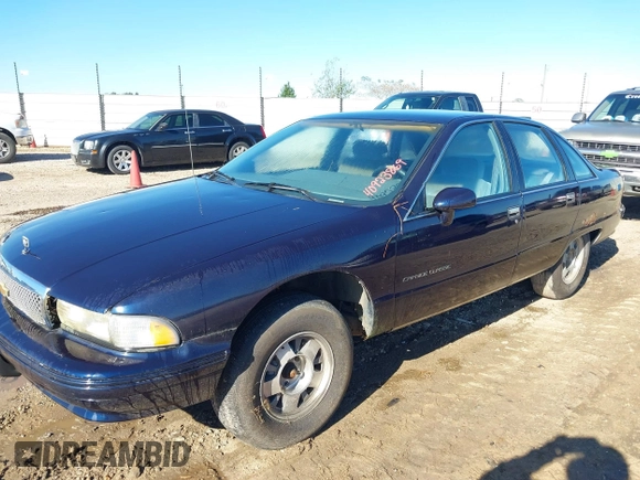 1991 Chevrolet Caprice z VIN 1G1BN53E2MW135068, wystawiony jako IAAI lot #40923869 z przebiegiem 185 732 mil mil oraz . Historia ofert i sprzedaży dostępna na DreamBid. Obrazek 2.