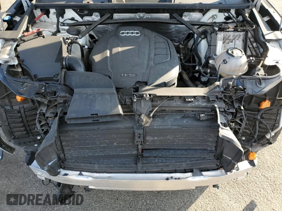 2020 Audi Q5 Premium Plus with VIN WA1BNAFY0L2058271, listed as a Copart auction lot 42160375 with 47,150 mi miles and Salvage Title. Bid and sale history available at carsss.com. Image 12.