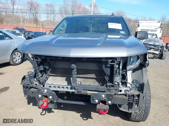 2019 Chevrolet Silverado 1500 Custom Trail Boss with VIN 3GCPYCEF5KG148682, listed as a IAAI auction lot 41826656 with 54,682 mi miles. Bid and sale history available at carsss.com. Image 12.
