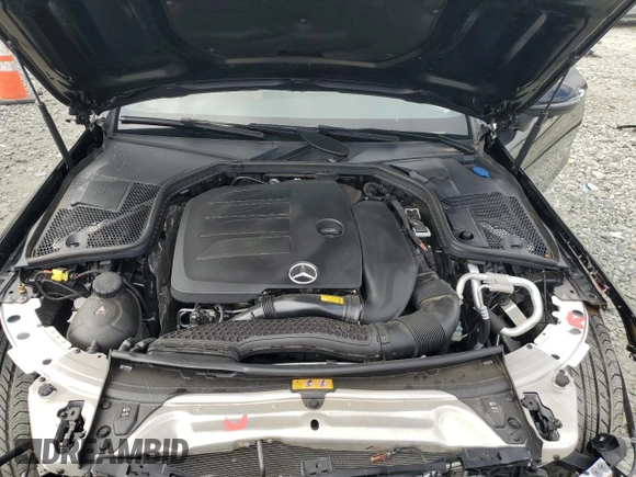 2023 Mercedes-Benz C 300 with VIN W1KWK8EB9PG131917, listed as a Copart auction lot 71820184 with 9,781 mi miles and Salvage Title. Bid and sale history available at DreamBid. Image 11.
