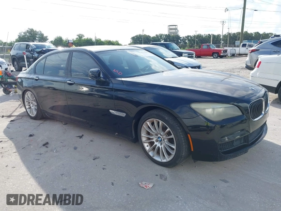 2012 BMW 7 Series 740Li with VIN WBAKB4C57CC576203, listed as a IAAI auction lot 42792281 with 91,705 mi miles and . Bid and sale history available at DreamBid. Image 1.