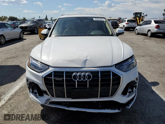 2022 Audi Q5 Premium with VIN WA1ABAFY1N2124432, listed as a Copart auction lot 46852544 with 11,442 mi miles and Salvage title. Bid and sale history available at DreamBid. Image 5.