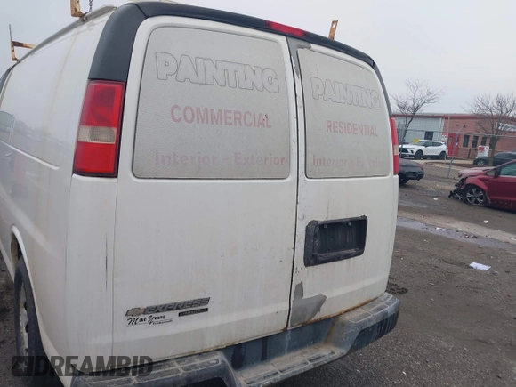 2012 Chevrolet Express Cargo Van with VIN 1GCSGAFX4C1115813, listed as a IAAI auction lot 41197972 with 331,376 mi miles. Bid and sale history available at carsss.com. Image 16.