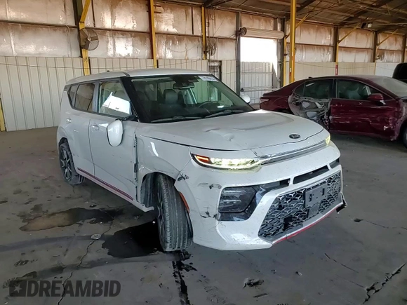2021 Kia Soul Turbo with VIN KNDJ53AF0M7742468, listed as a Copart auction lot 76140414 with 49,340 mi miles and Salvage Title. Bid and sale history available at DreamBid. Image 10.