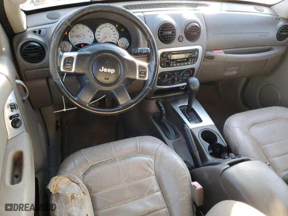 2004 Jeep Liberty Limited with VIN 1J4GL58K04W132469, listed as a Copart auction lot 43584965 with 133,307 mi miles and Salvage Title. Bid and sale history available at carsss.com. Image 8.