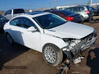 2012 Buick Regal Premium 1 with VIN 2G4GS5EK0C9149112, listed as a IAAI auction lot 41187250 with 94,852 mi miles. Bid and sale history available at carsss.com. Image 1.