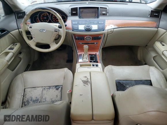 2007 Infiniti M Sport с VIN JNKAY01E07M308732, выставлен на аукционе Copart как лот 56747755 с пробегом 267 785 миль миль и Списание • Salvage title. История ставок и продаж доступна на DreamBid. Изображение 8.